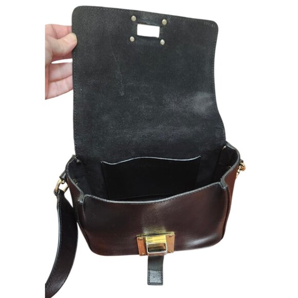 SOPHIE HULME Black Smooth Matte Leather Crossbody Bag - Picture 10 of 16